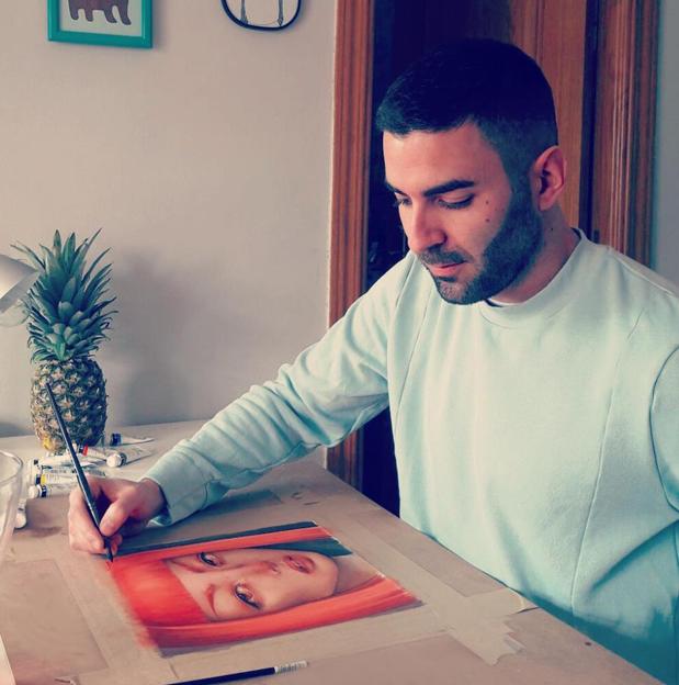 El ilustrador Antonio Lorente